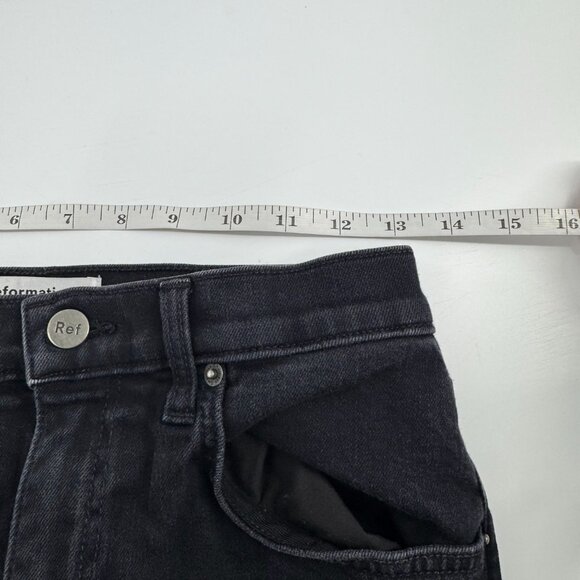 Reformation Emma High Rise Wide Leg Crop Jeans Size 27 - Picture 10 of 12